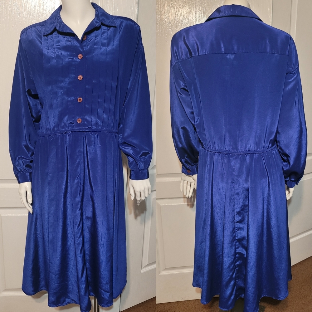 Vintage 80's Leslie Faye Shimmer Dress